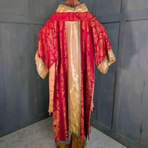 Watts & Co Red & Gold Silk Damask Dalmatics with Stoles