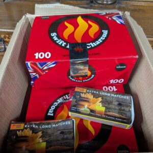 Three 100 Piece Boxes of Swift Charcoal for Church Incense