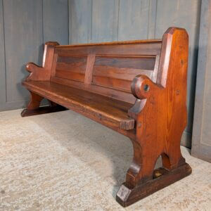 op Quality Antique Baltic Pine Church Chapel Pews Benches from Leamington Spa