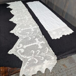 Small Lacework & Embroidery Runner & Long Lacework with Crosses