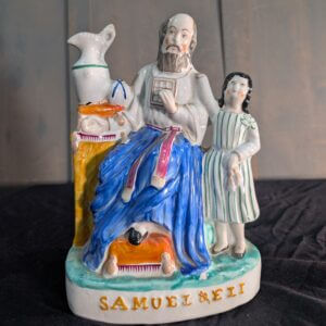 Victorian Staffordshire Flatware Fairing Statue of Samuel & Eli