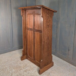 1950's Vintage Oak Reading Desk Ambo Lectern #2